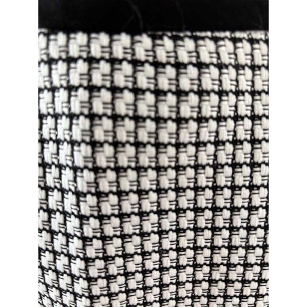Calvin Klein Black/White Houndstooth Pencil Skirt Sz 6, Fully Lined, Vented NWT - Picture 4 of 8